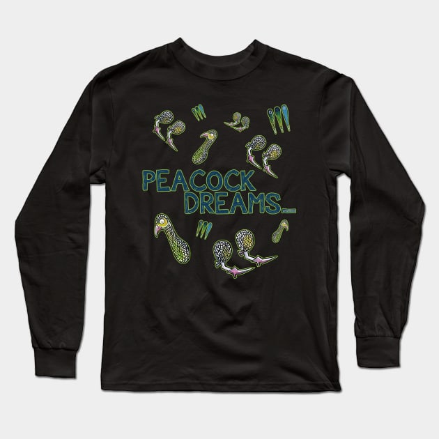 Mighty Peacock Dreams mk1 - Eye Voodoo Long Sleeve T-Shirt by eyevoodoo